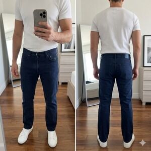 Polo Ralph Lauren Mens Prospect Straight Navy Blue‎ Stretch Pants 33x30